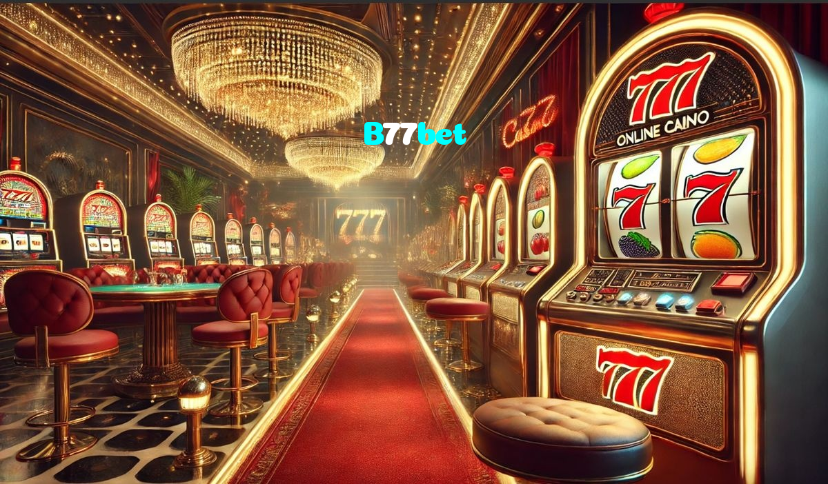 B77bet casino presented on mobile device in Pakistan with slots and live games
